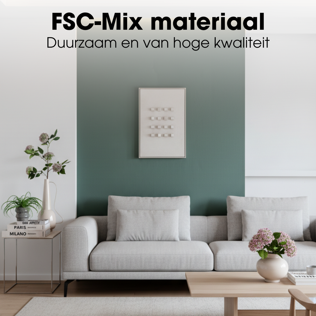 Wanddecoratie  Gebroken wit Mica Decorations