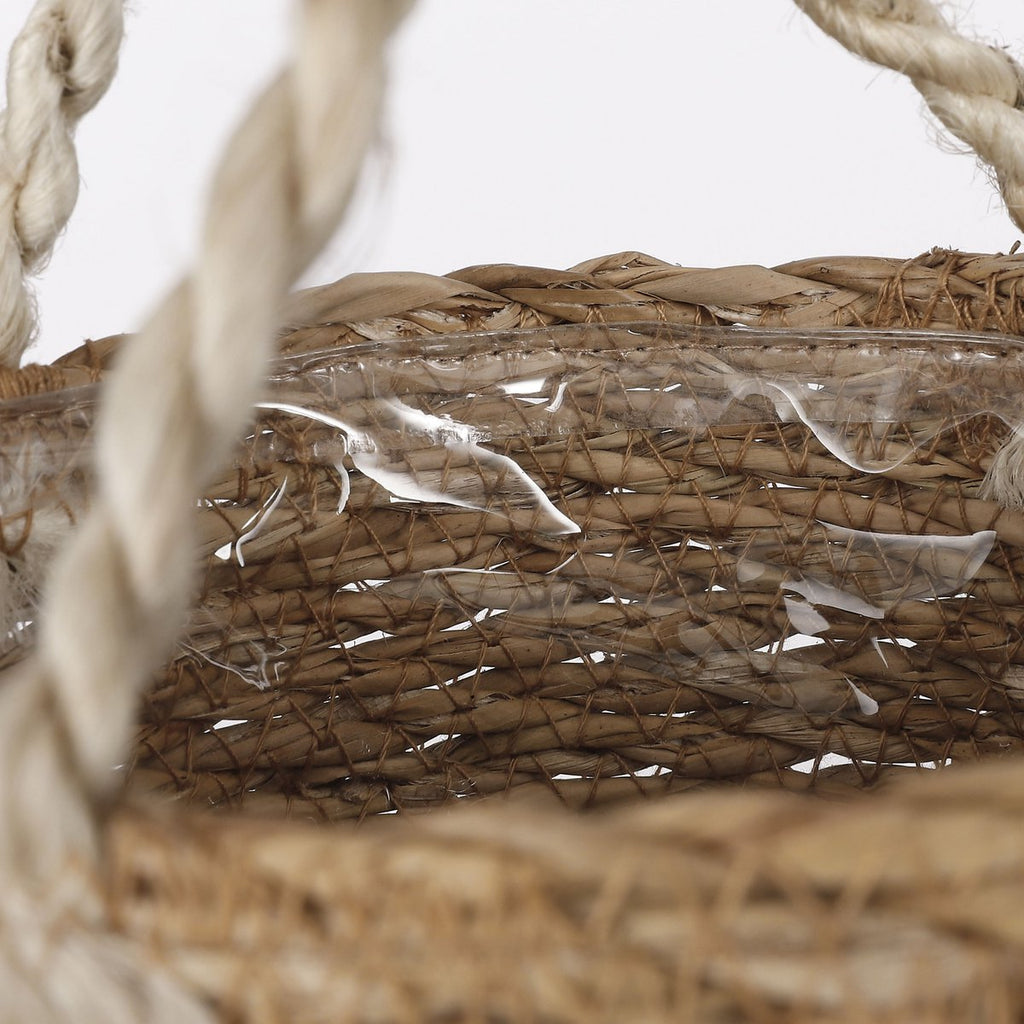 Atlantic Plantenmand - Set van 2 - H16 x Ø16 cm - Lichtbruin Mica Decorations