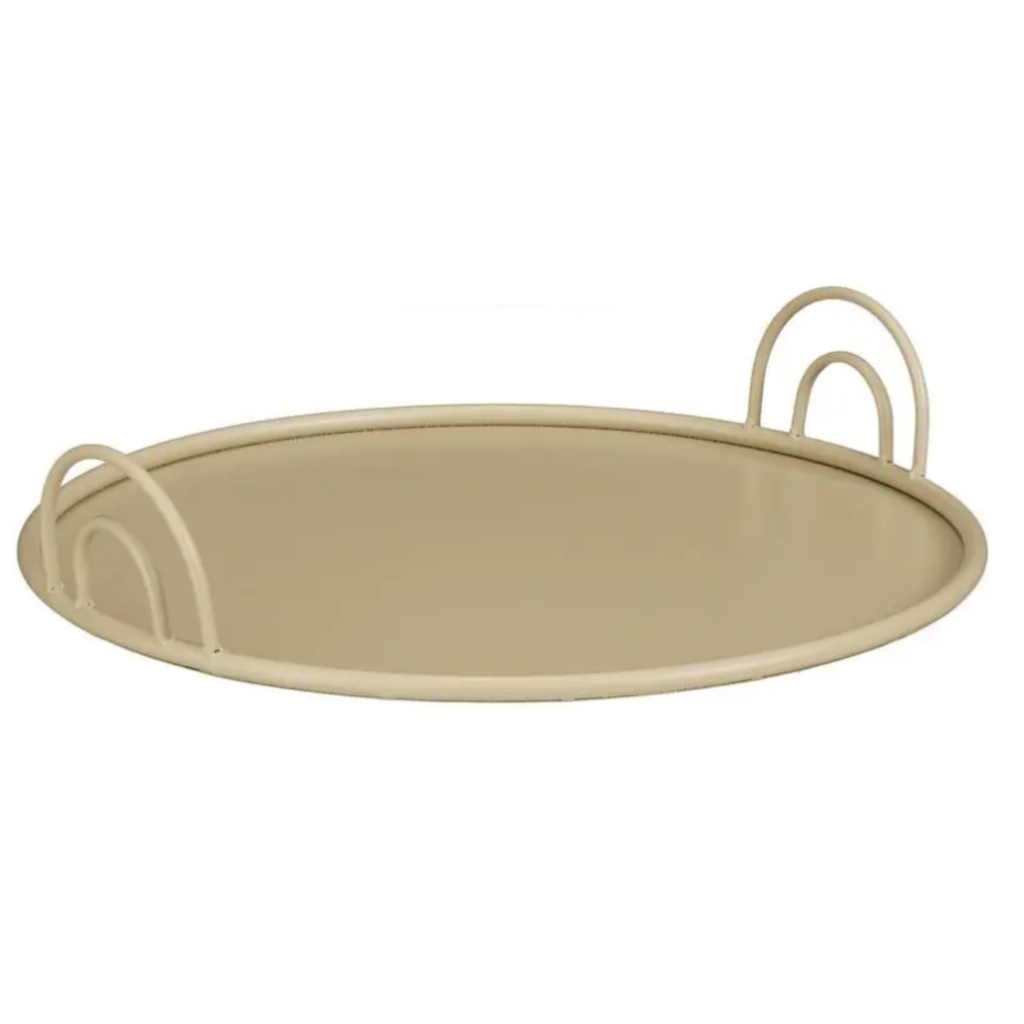 Dienblad Beige Beige Mica Decorations