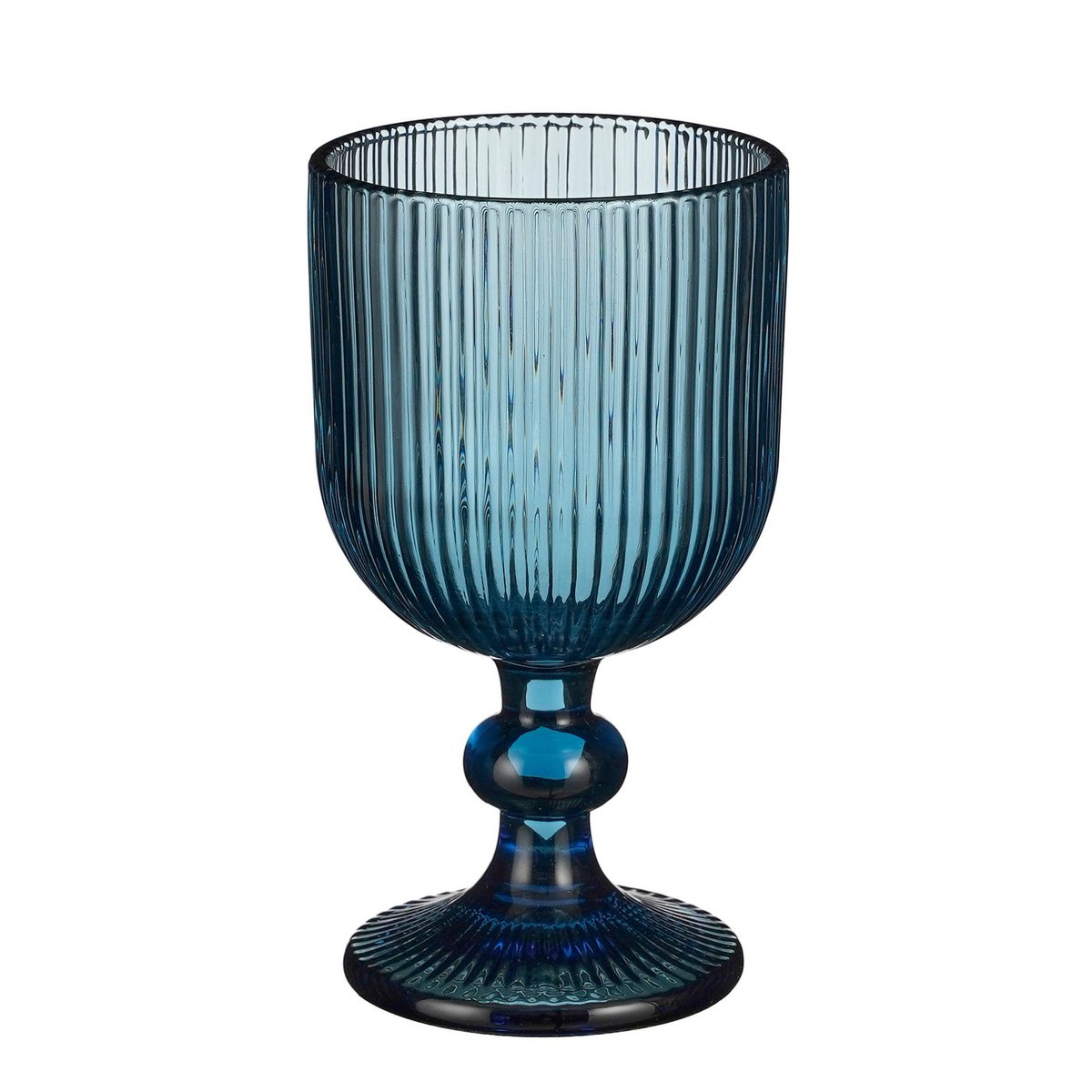 Wijnglazen set Merlot Blauw Mica Decorations