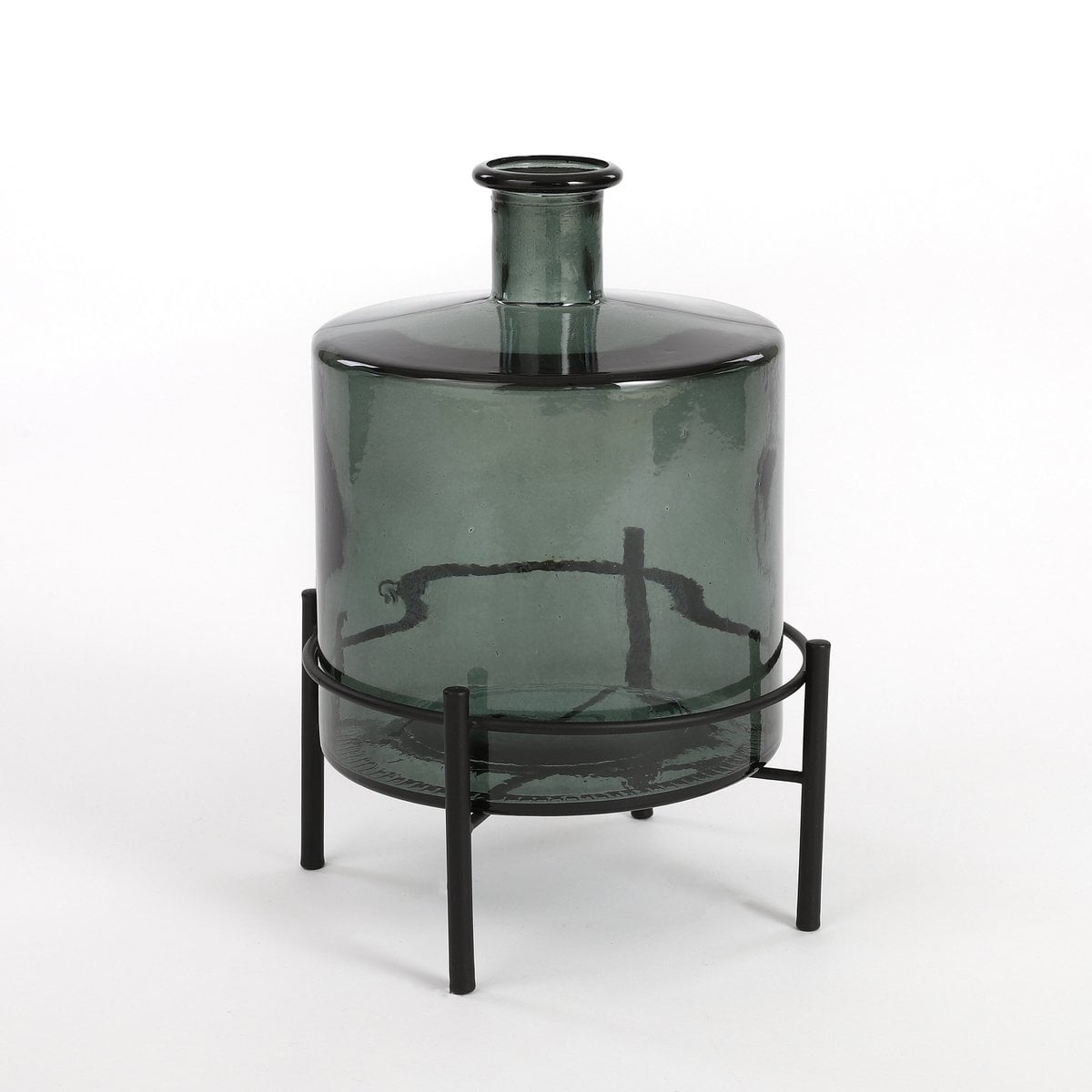 Decoratieve fles Guan Grijs Mica Decorations