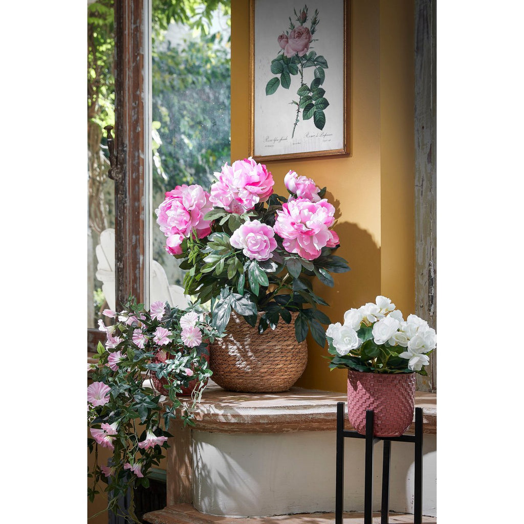 Bloempot binnen Daan Lichtroze Mica Decorations