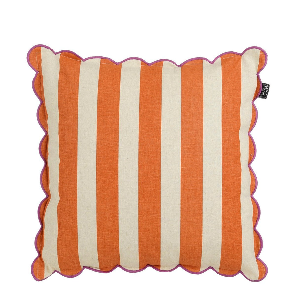 Sierkussen  Oranje Mica Decorations