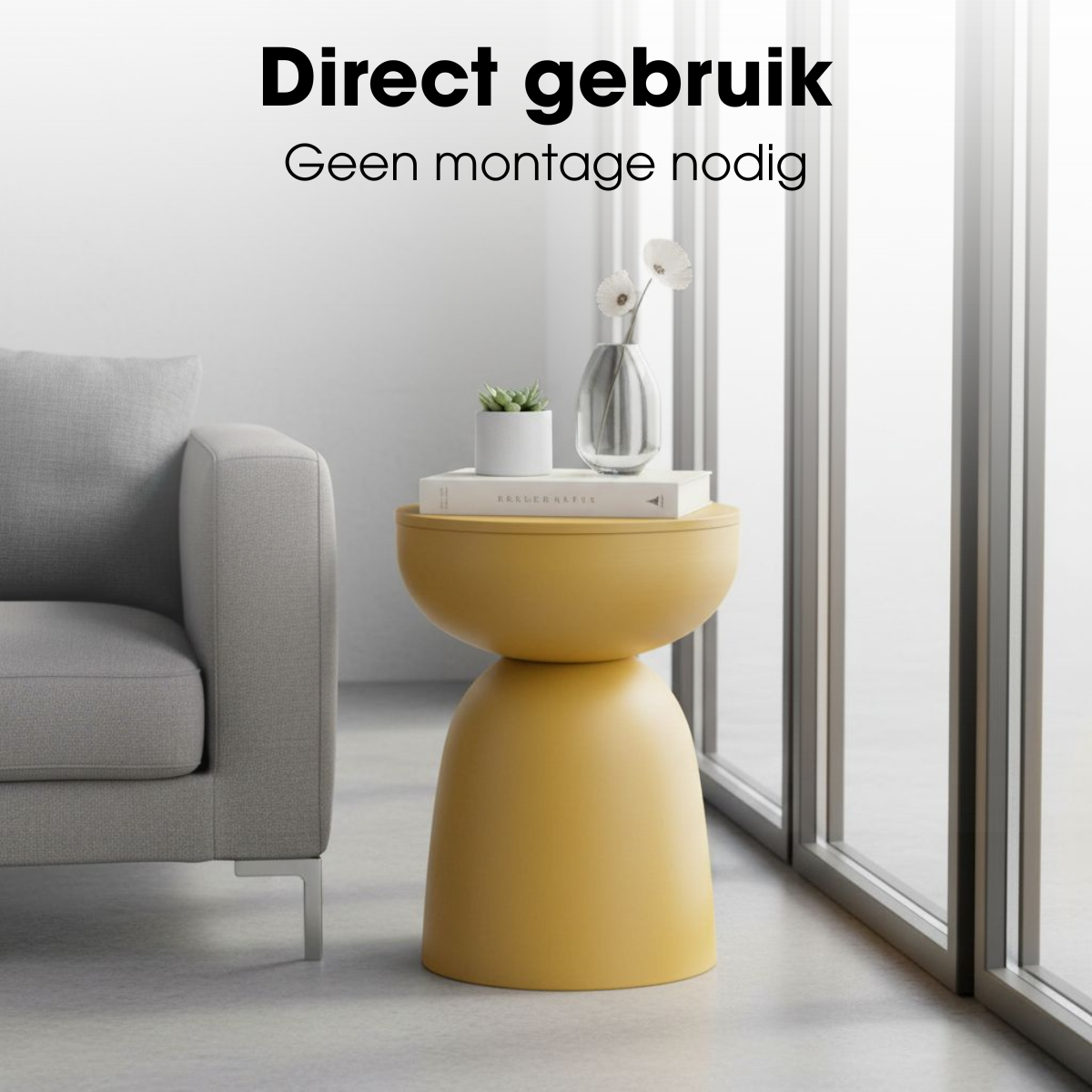 Bijzettafel Elliott Geel Mica Decorations