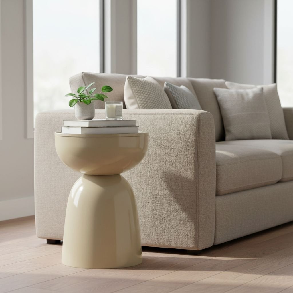 Bijzettafel Elliott Beige Mica Decorations