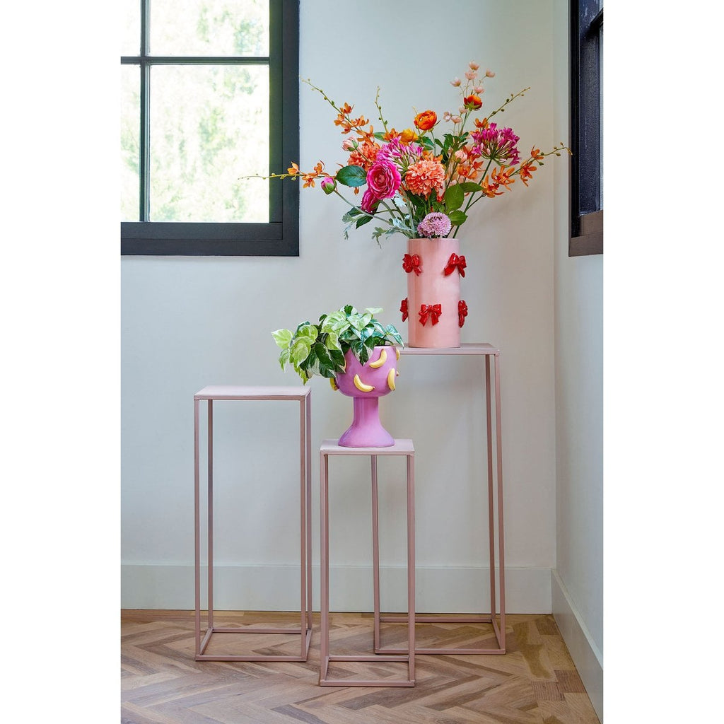 Bijzettafel set Quinty Roze Mica Decorations