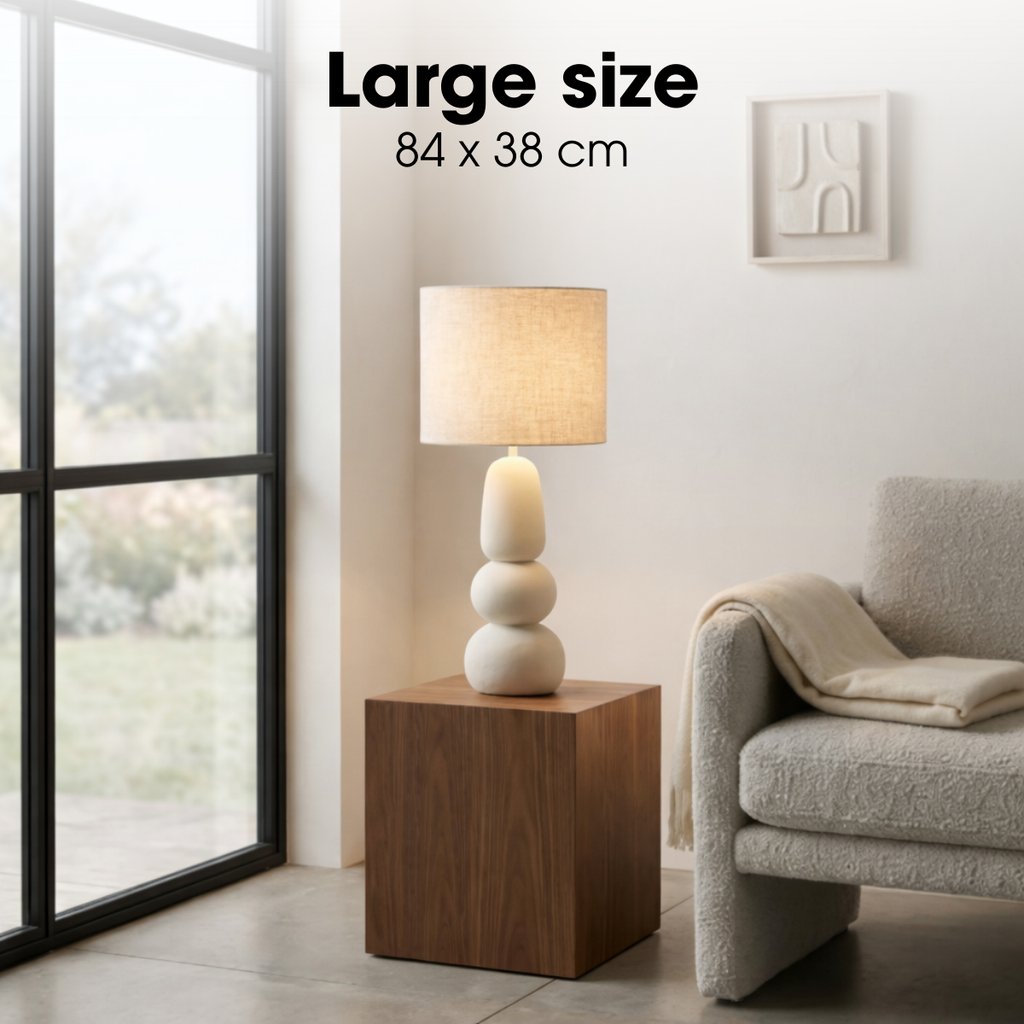 Tafellamp Menko Crème Mica Decorations