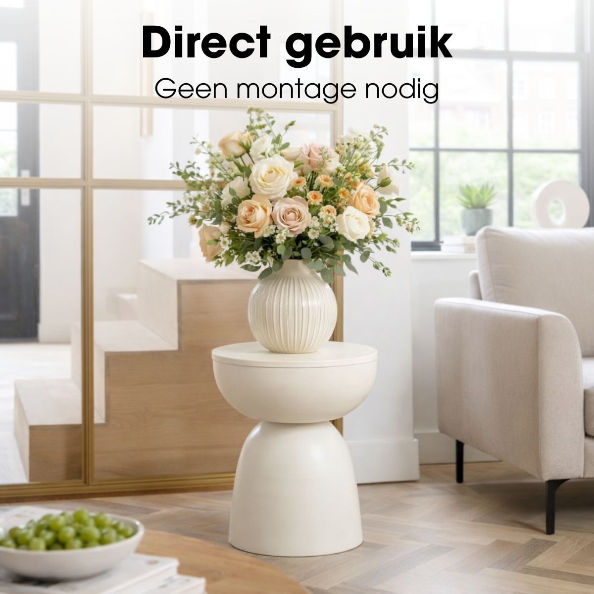 Bijzettafel Elliott Gebroken wit Mica Decorations