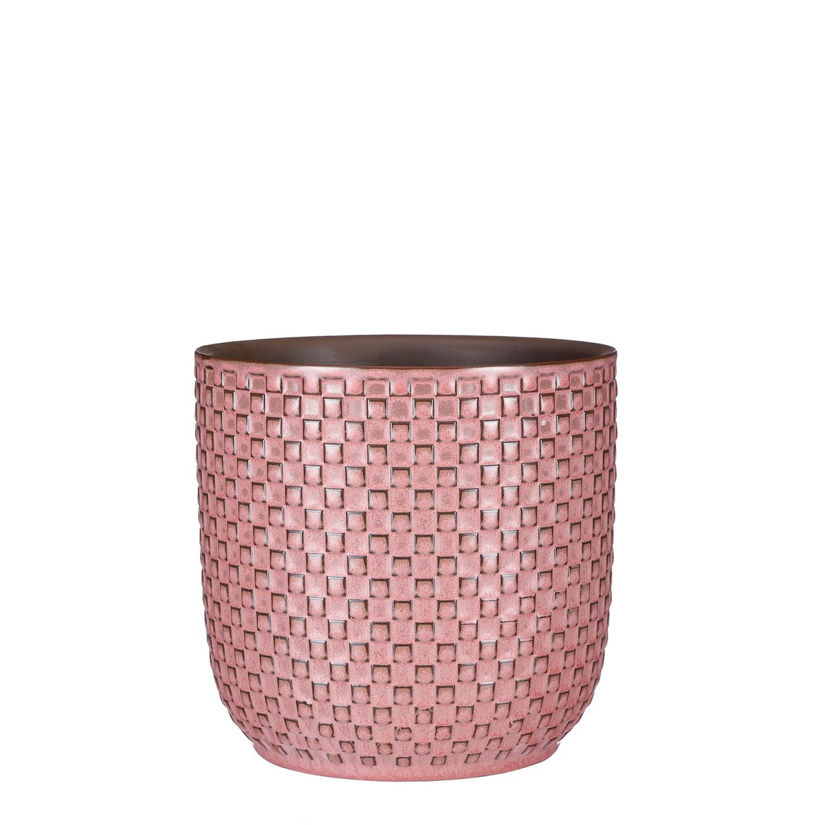 Bloempot binnen Daan Lichtroze Mica Decorations