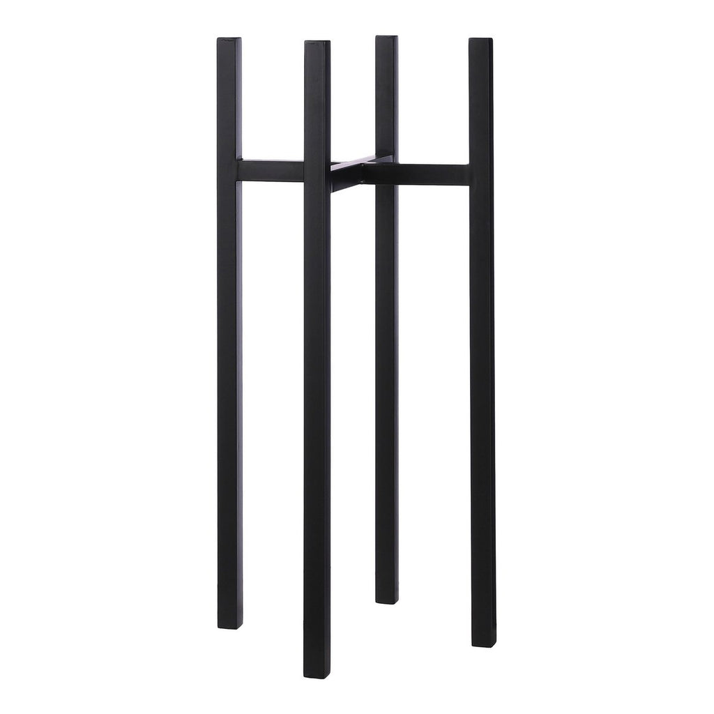 Ascot Plantenstandaard XL - L34 x B34 x H71 cm - Metaal - Zwart