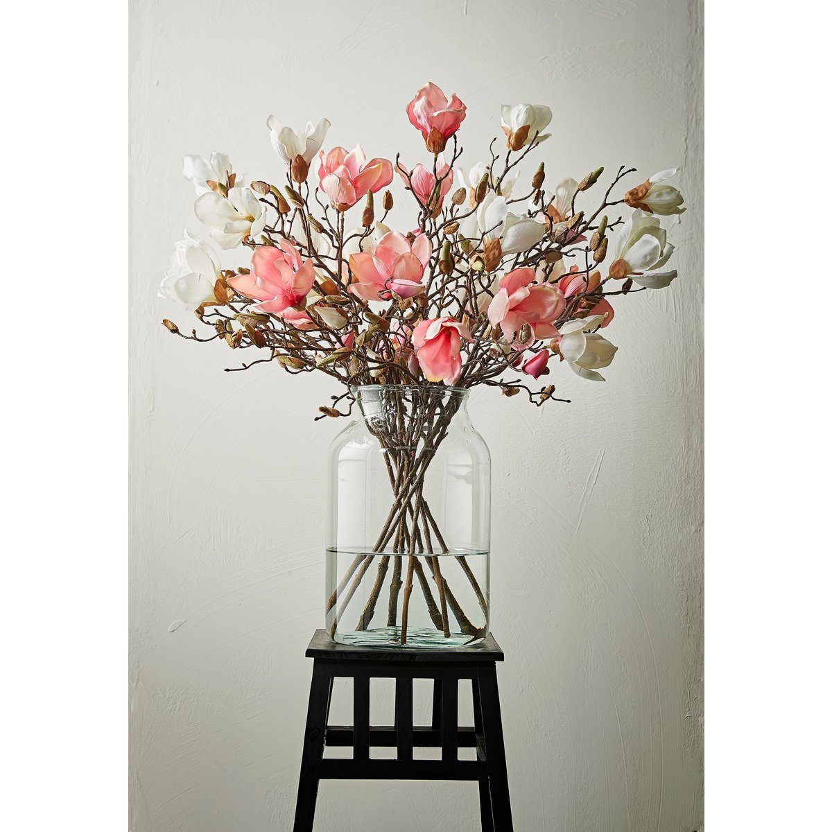 Kunstbloem Magnolia Roze Mica Decorations