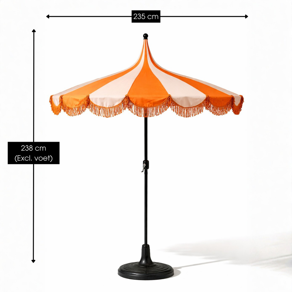 Parasol Kim Oranje Mica Decorations