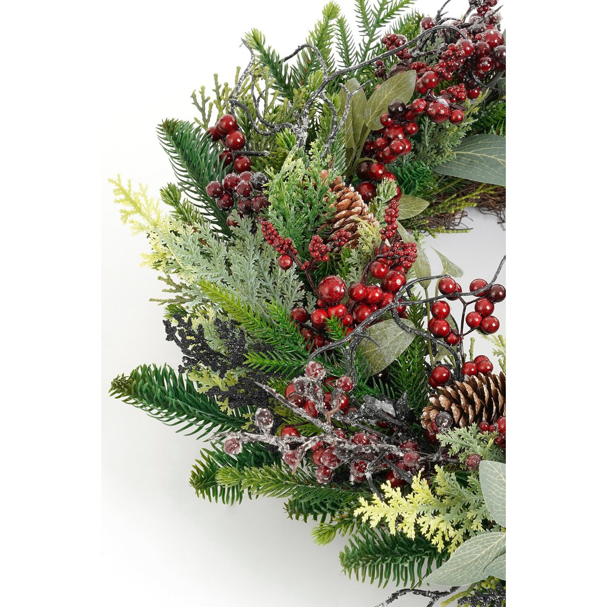 Kerstkrans Bodi Rood Mica Decorations