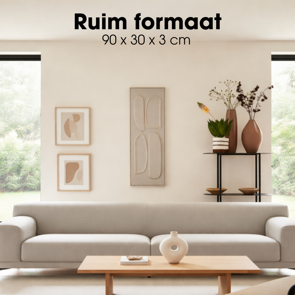 Wanddecoratie  Bruin Mica Decorations