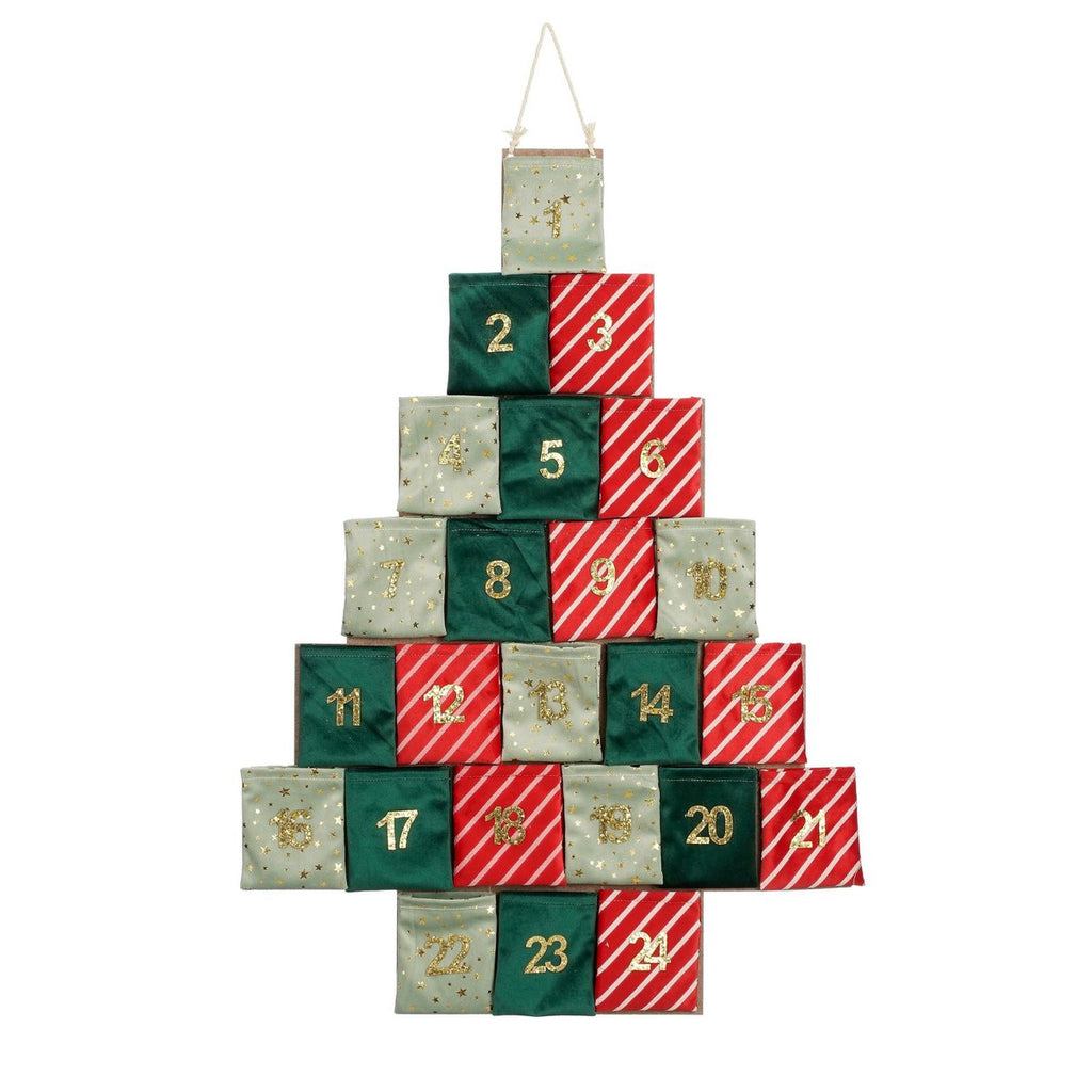 Adventskalender  Groen Mica Decorations