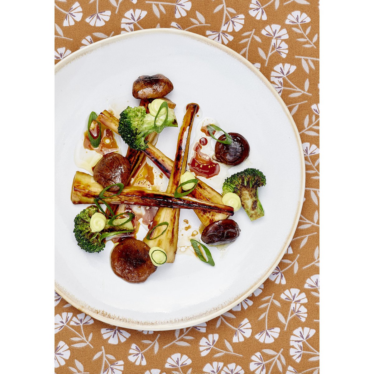 Dinerbord Tabo Wit Mica Decorations