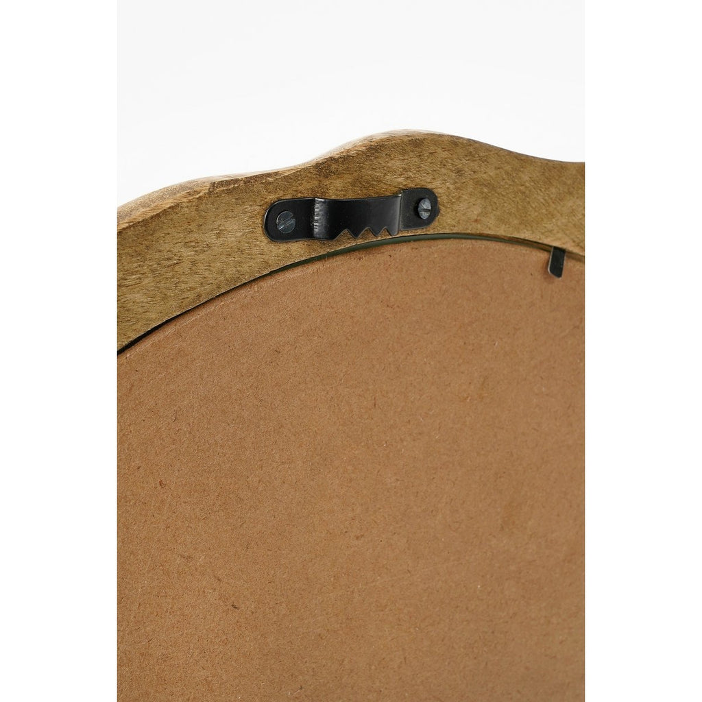 Nick Wandspiegel - L36 x B2 x H38 cm - FSC 100% - Mangohout - Donkerbruin