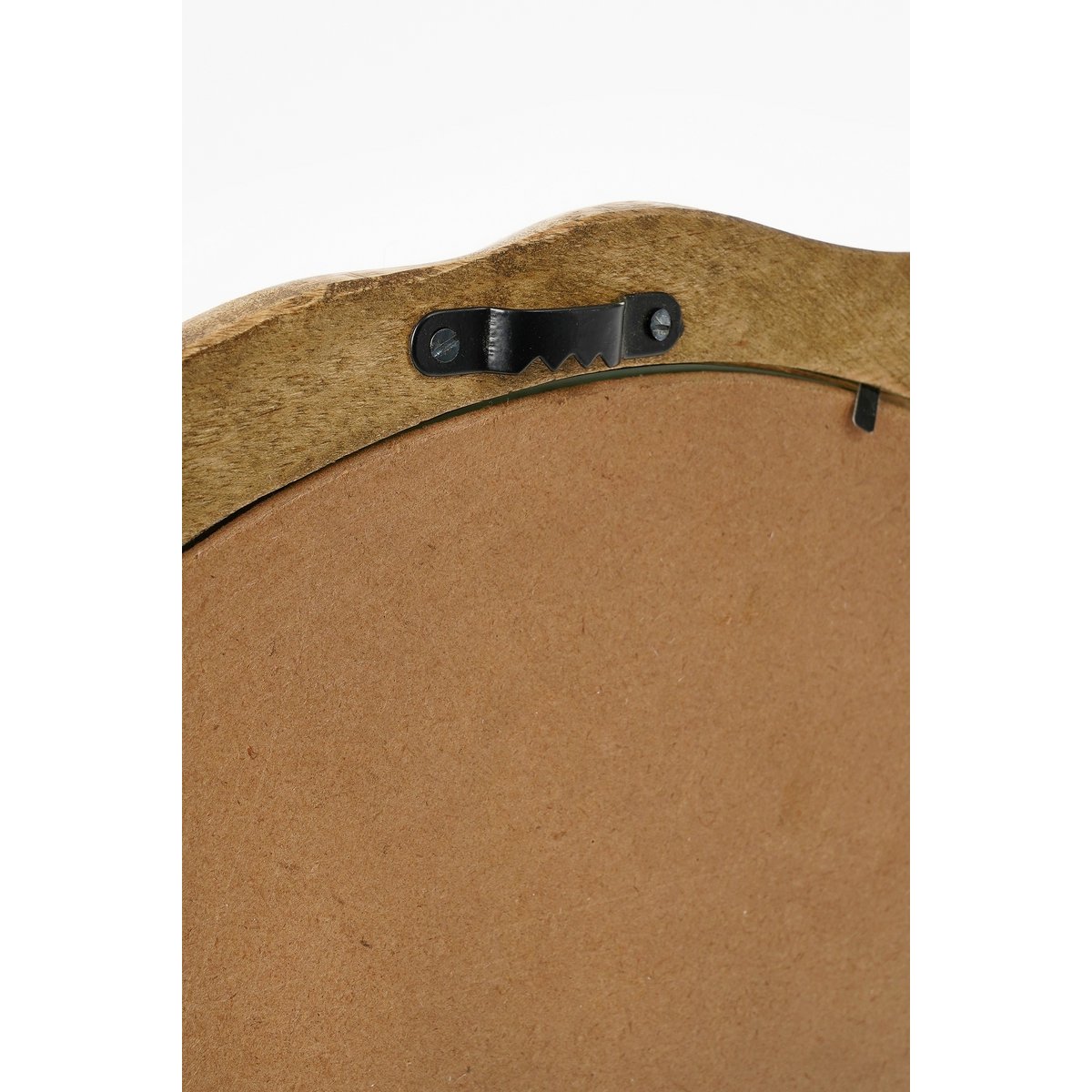 Nick Wandspiegel - L36 x B2 x H38 cm - FSC 100% - Mangohout - Donkerbruin