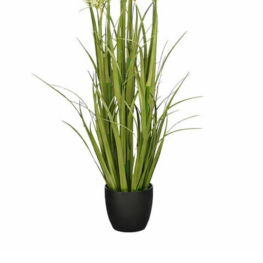 Kunstplant Siergras Wit Mica Decorations