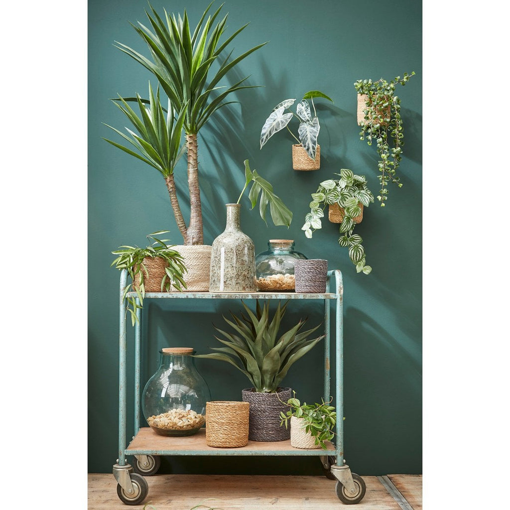 Plantenmand set Atlantic Crème Mica Decorations
