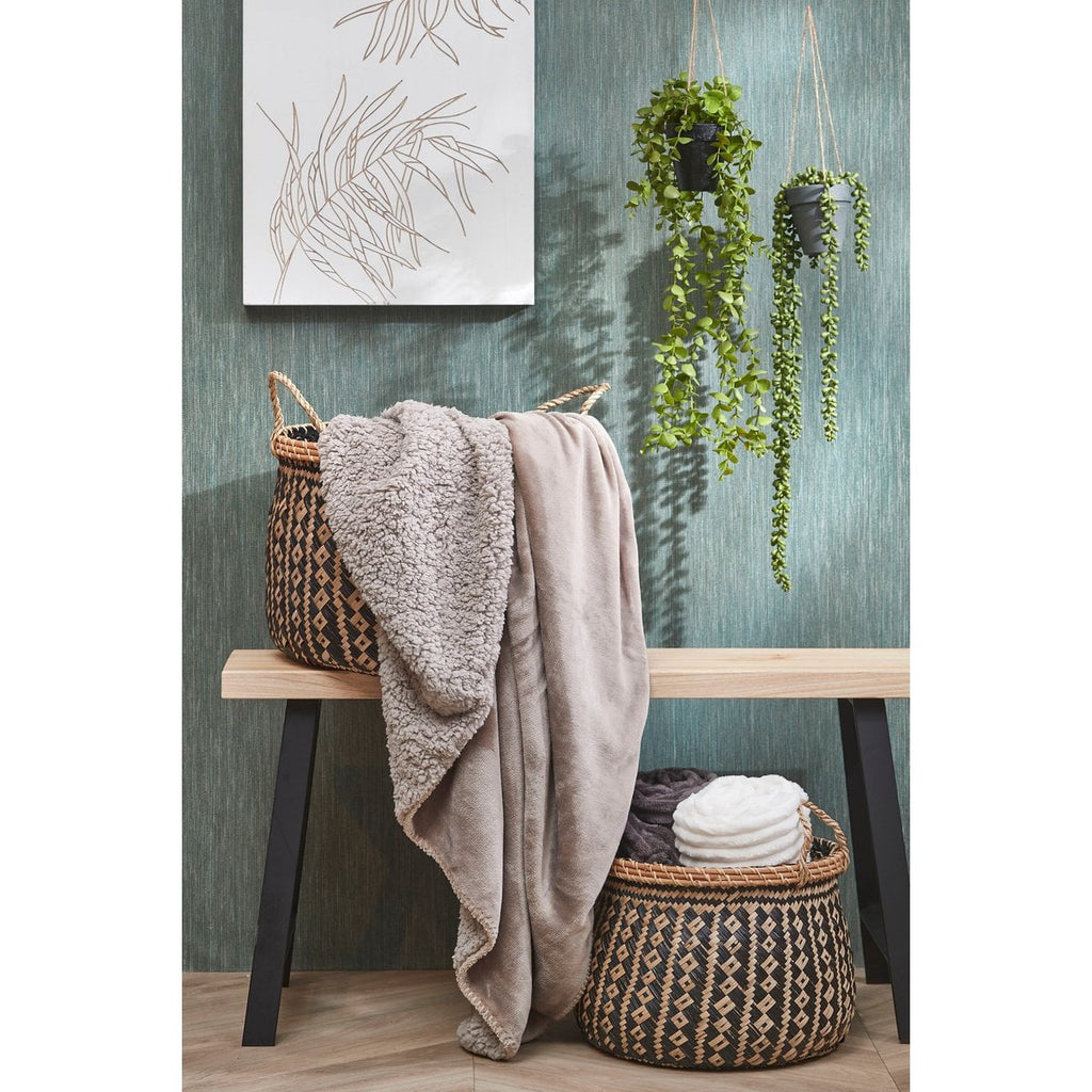 Plaid Mardy Beige Mica Decorations