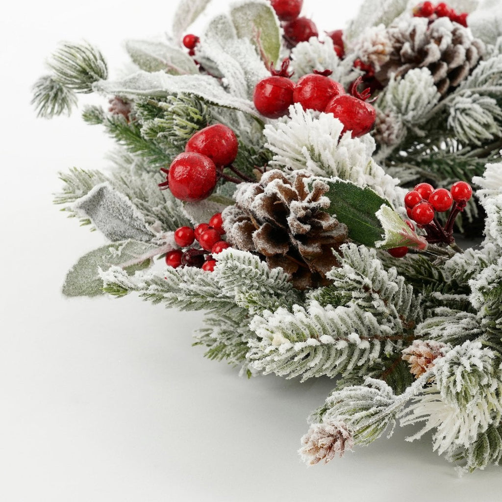 Kerstkrans Belfort Groen Mica Decorations
