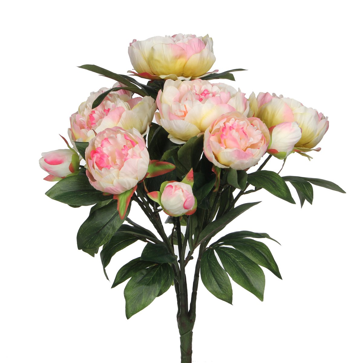 Boeket Peony Lichtroze Mica Decorations