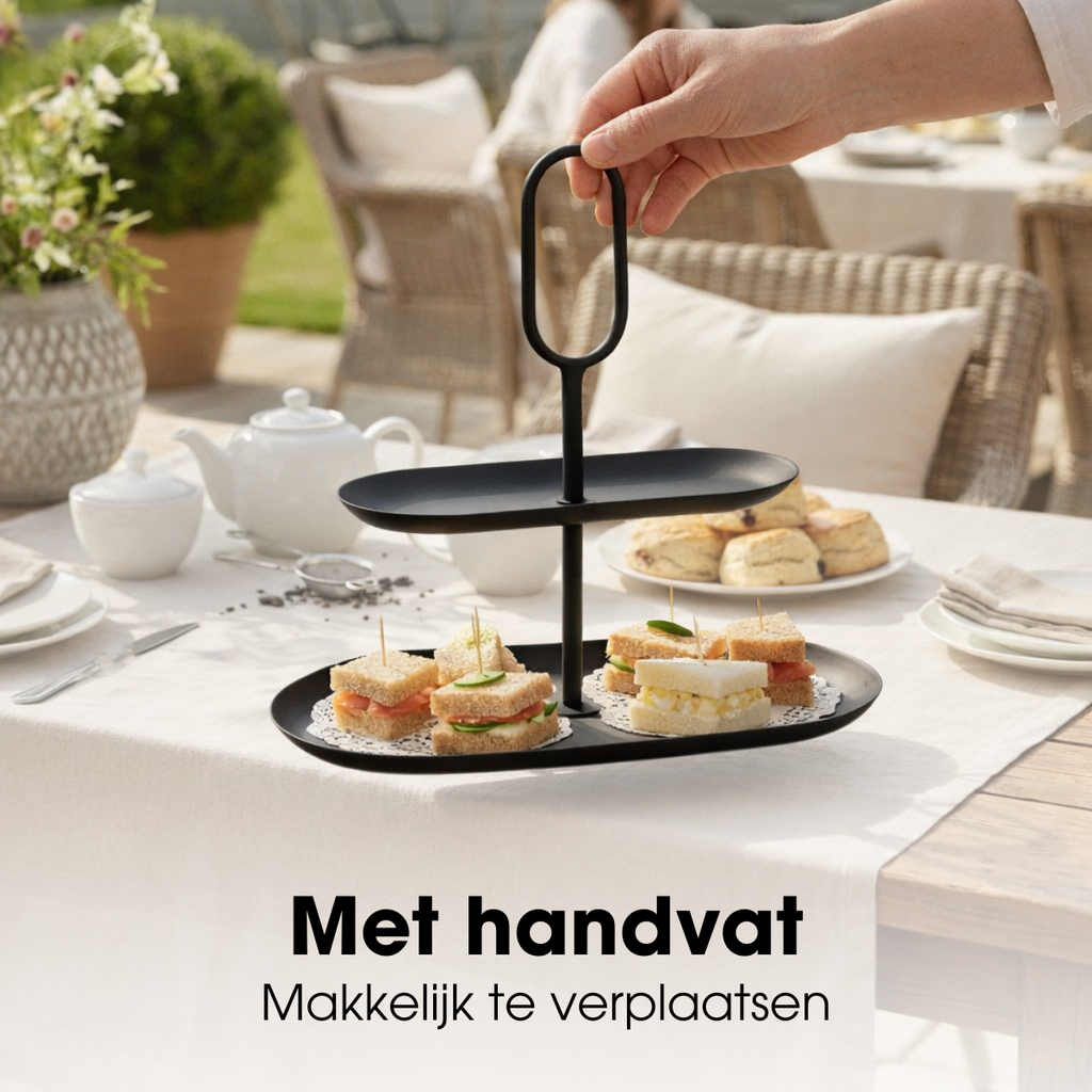 Etagère Rama Zwart Mica Decorations