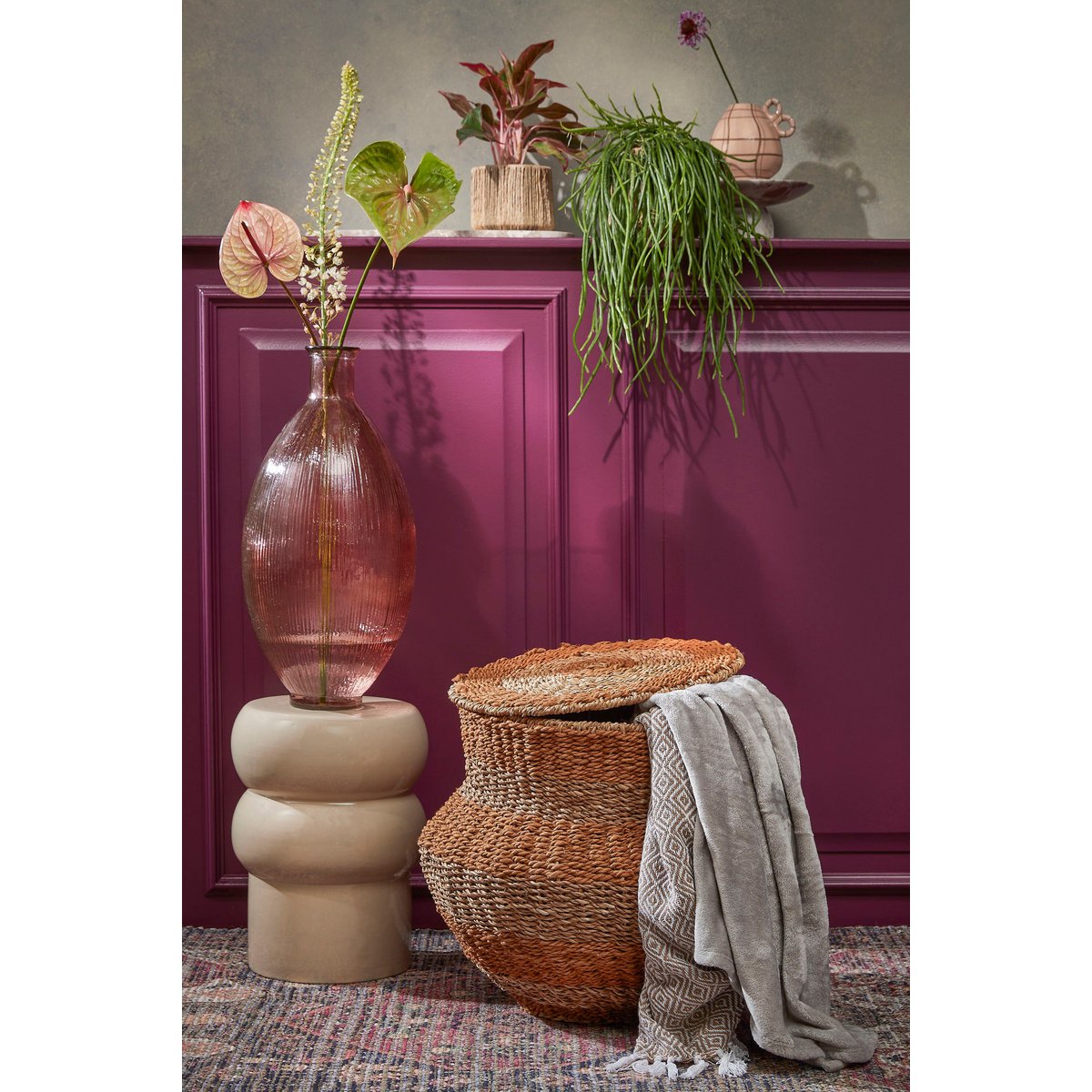 Opbergmand Tacoma Geel Mica Decorations