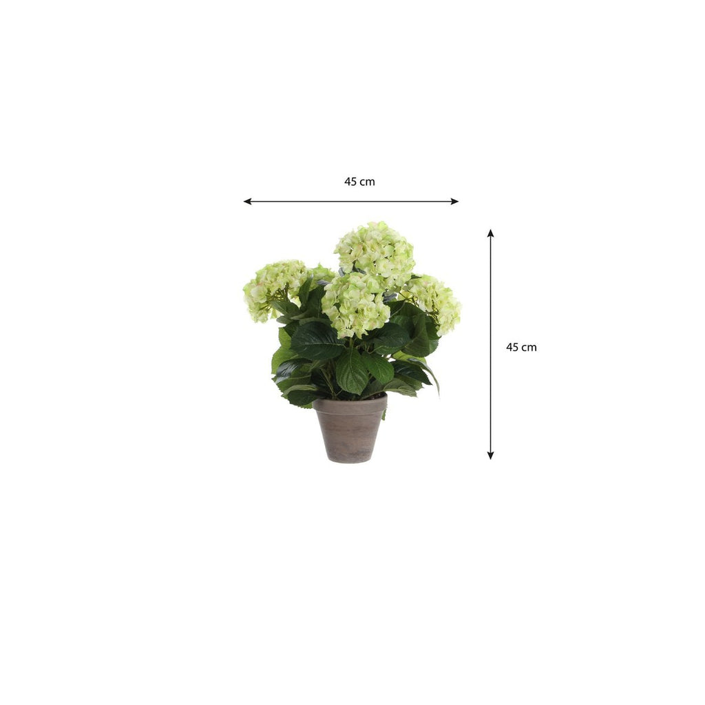 Kunstplant Hydrangea Crème Mica Decorations