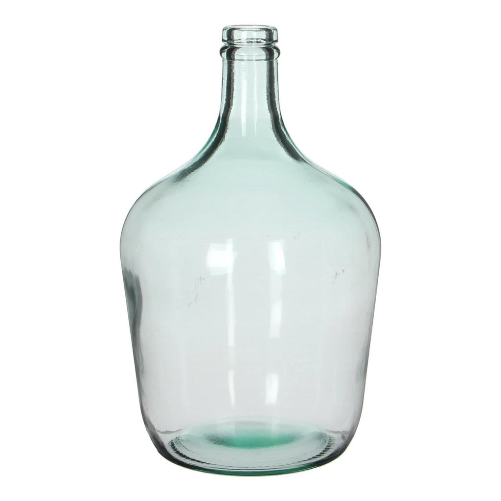 Diego Fles Vaas - H30 x Ø18 cm - Gerecycled Glas - Transparant
