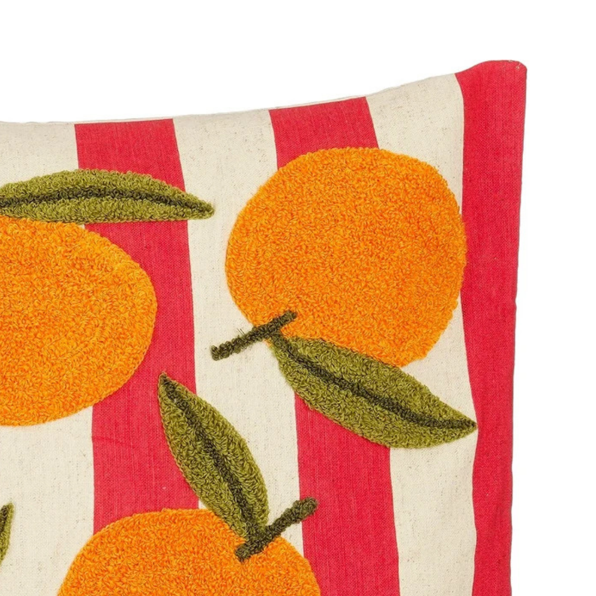 Sierkussen  Gebroken wit Mica Decorations