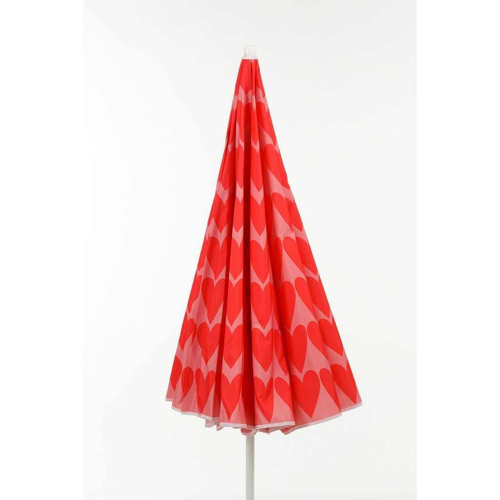 Heart Strandparasol - H180 x Ø160 cm - Roze