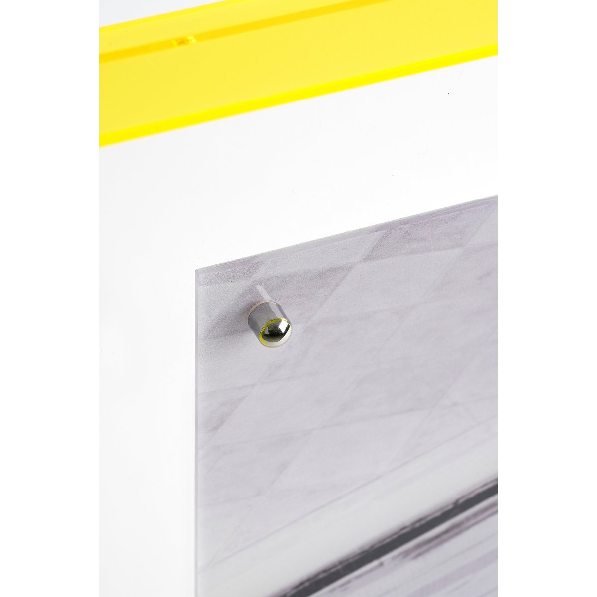 Women Wanddecoratie - L40 x B3 x H50 cm - Acryl - Grijs