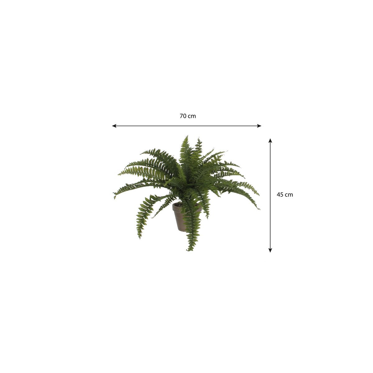 Kunstplant Fern Groen Mica Decorations