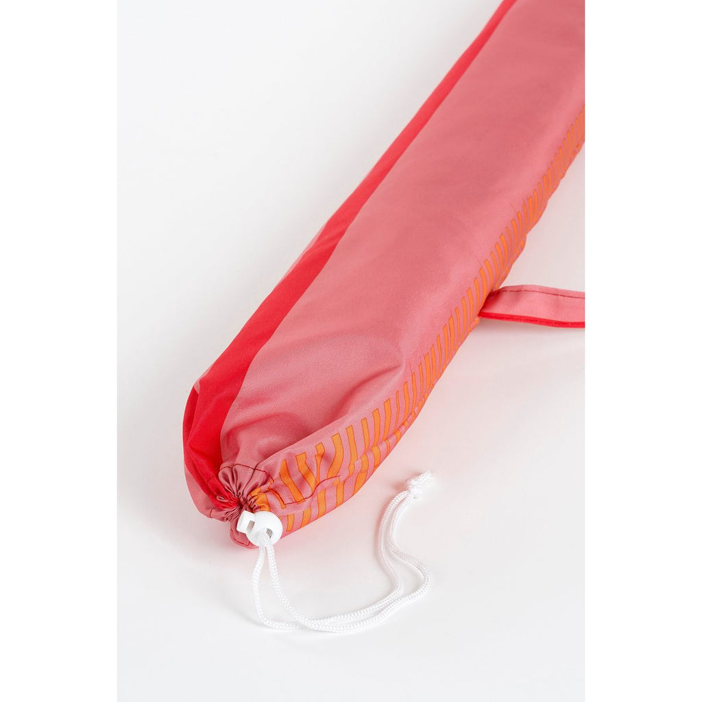 Stripe Strandparasol - H180 x Ø160 cm - Lichtroze