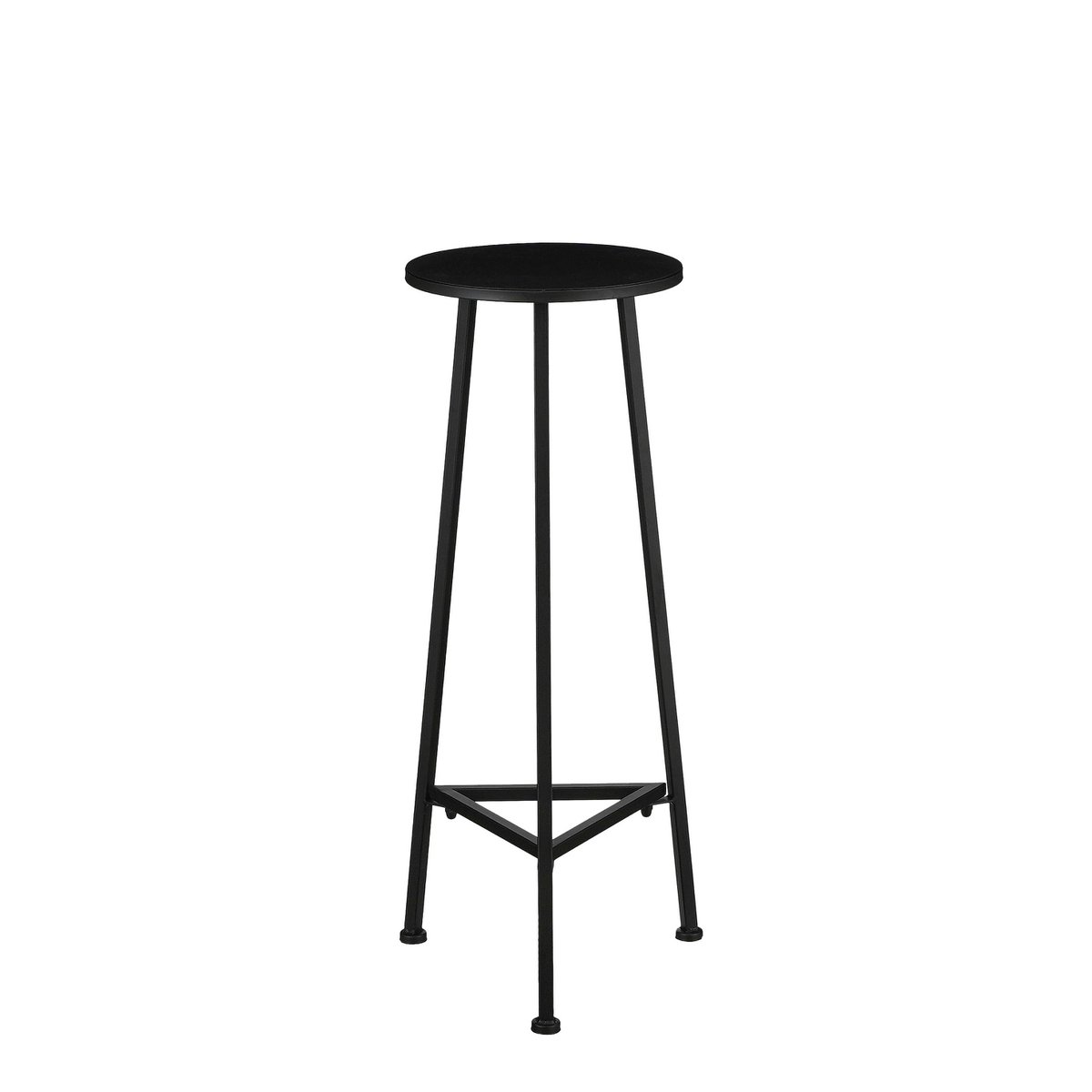 Adine Plantentafel - H80 x Ø30 cm - Metaal - Zwart