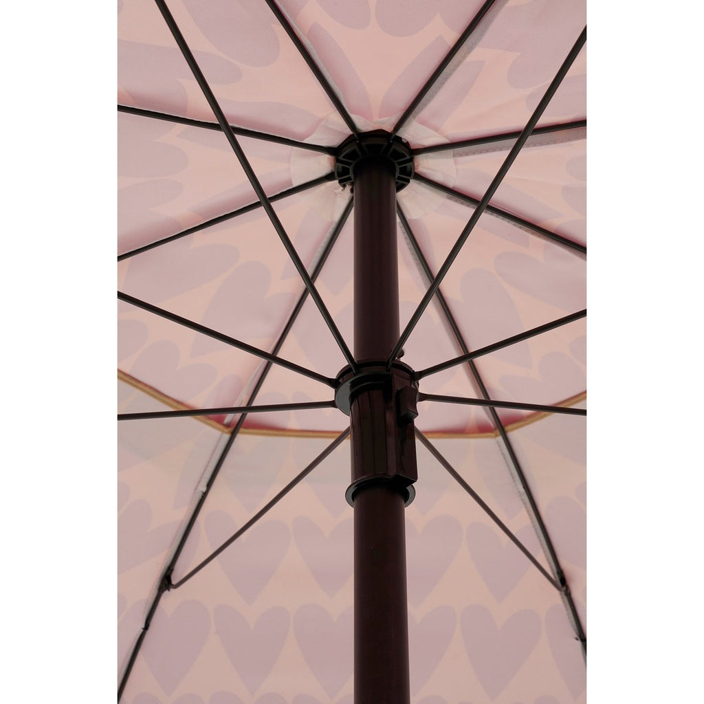 Heart Parasol - H238 x Ø220 cm - Roze