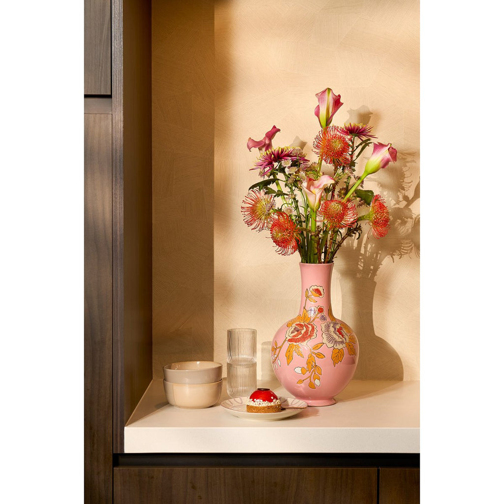 Eloise Vaas - H36 x Ø22 cm - Keramiek - Roze