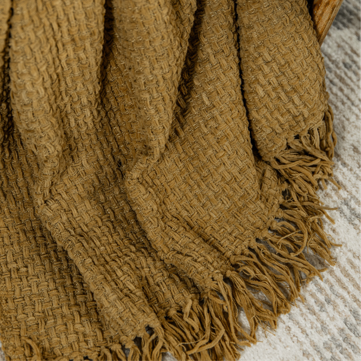 Plaid Cosenza Bruin Mica Decorations