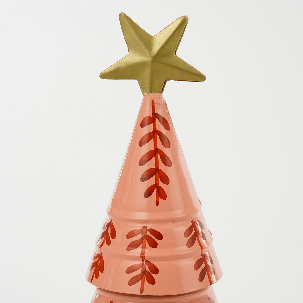 Decoratieve kerstboom  Roze Mica Decorations