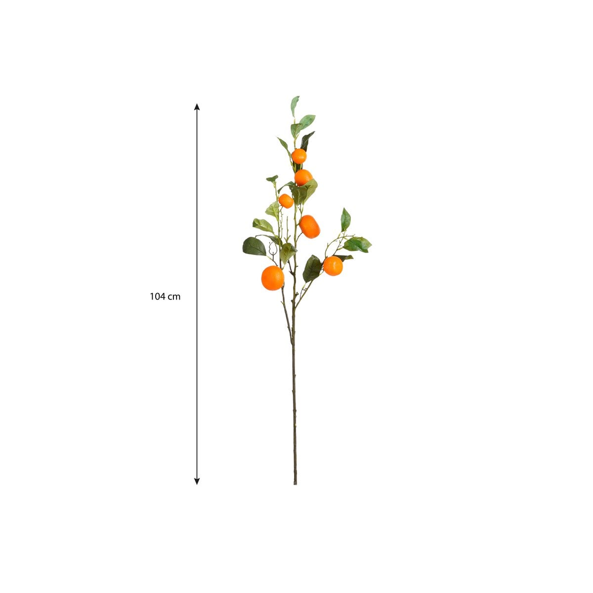 Kunsttak  Oranje Mica Decorations