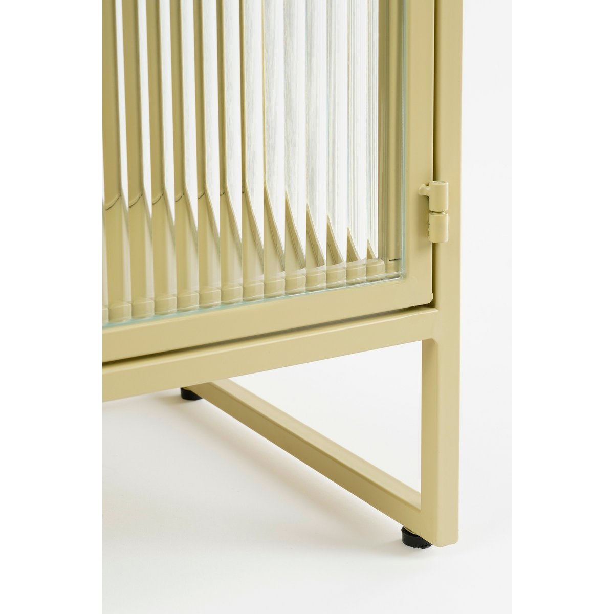 Clifton Opbergkast met Deuren - L38 x B35 x H50 cm - Metaal - Beige