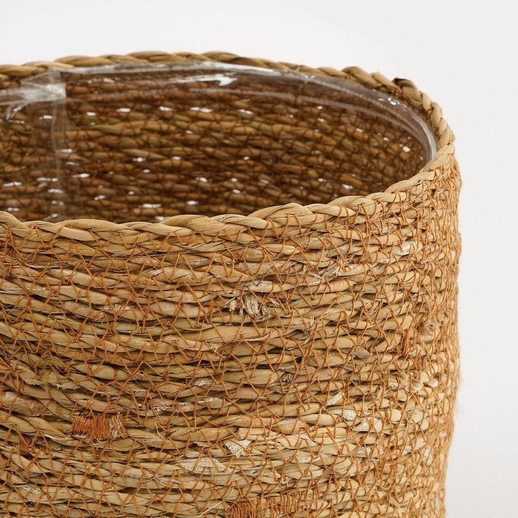 Plantenmand set Atlantic Lichtbruin Mica Decorations