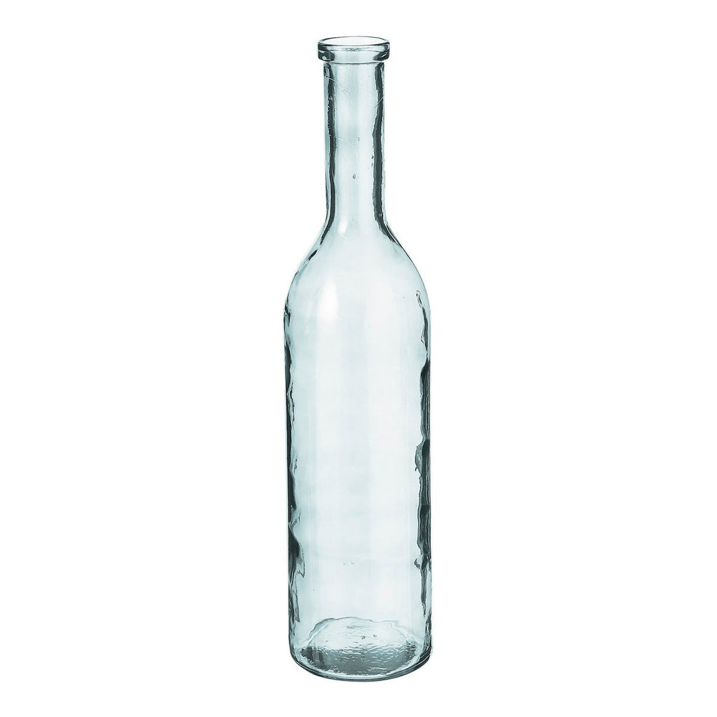 Rioja Fles Vaas - H75 x Ø18 cm - Gerecycled Glas - Transparant