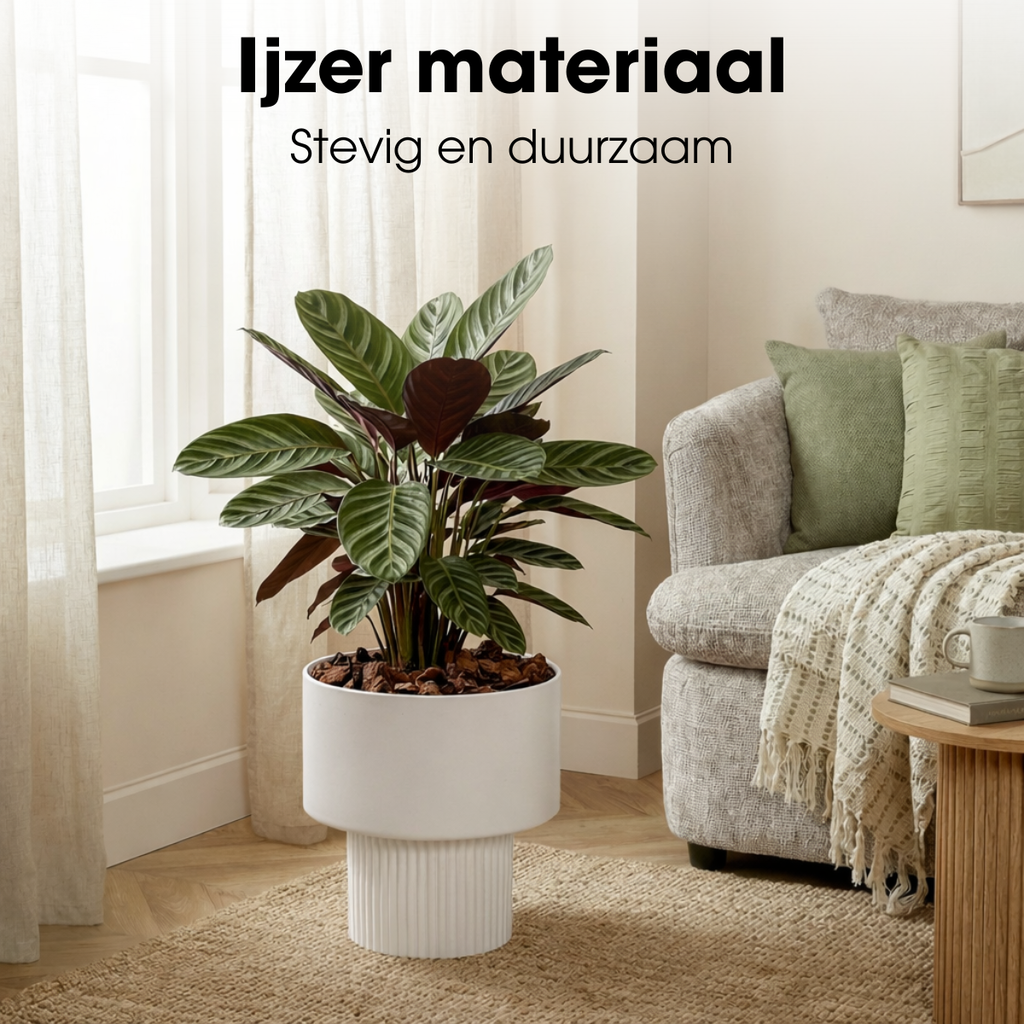 Bloempot binnen Lux Gebroken wit Mica Decorations