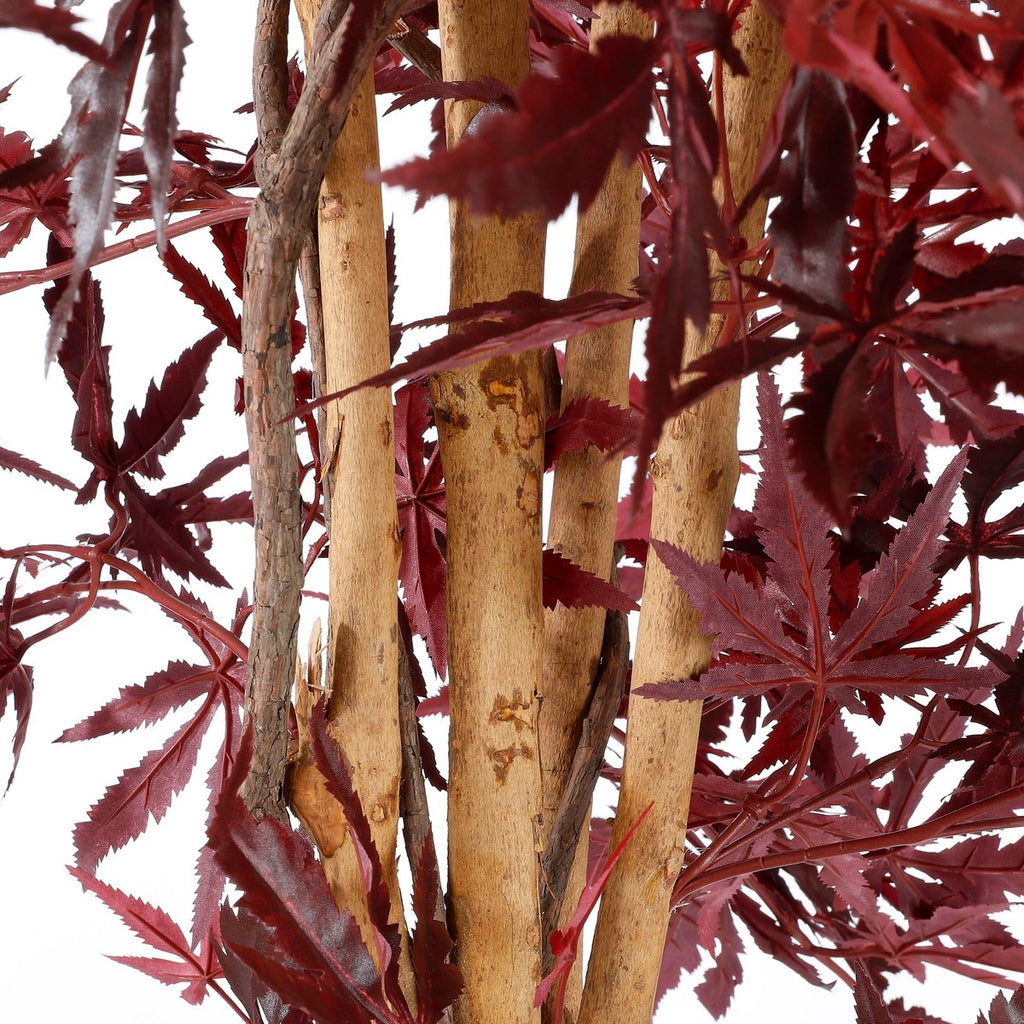 Esdoorn Kunstplant - H140 x Ø80 cm - rood Mica Decorations