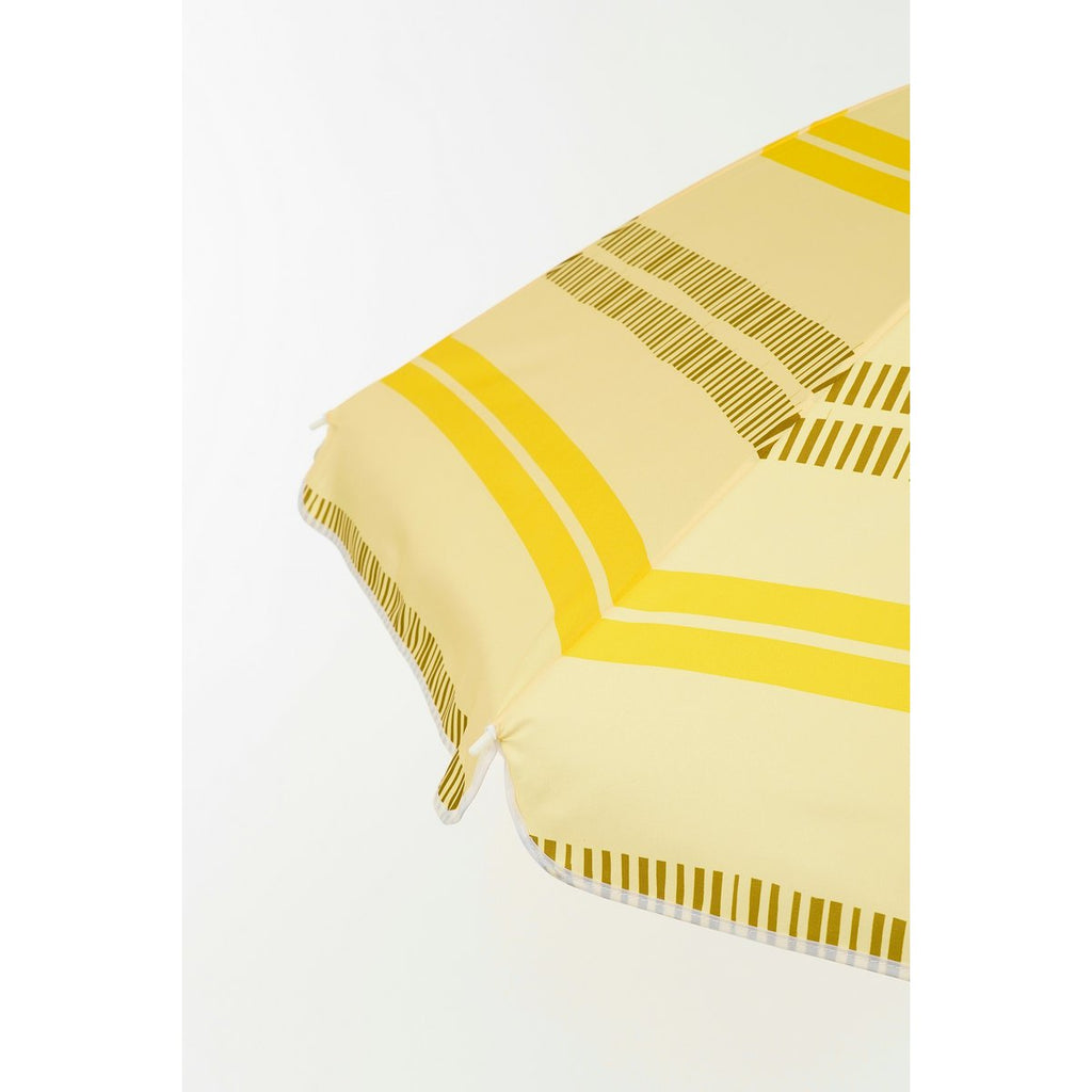 Stripe Strandparasol - H180 x Ø160 cm - Geel