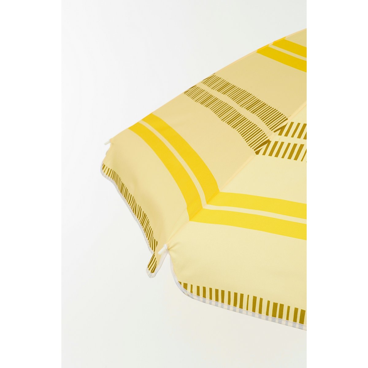 Stripe Strandparasol - H180 x Ø160 cm - Geel