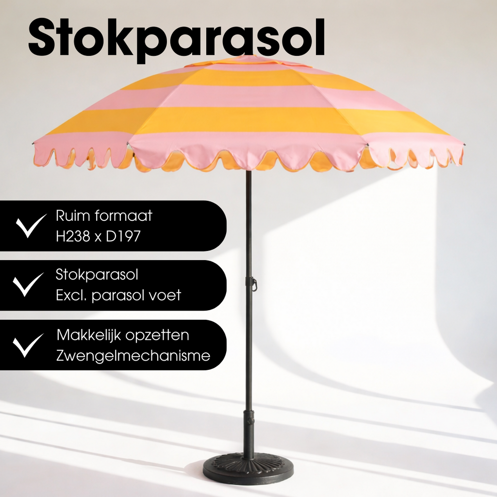 Parasol  Geel Mica Decorations